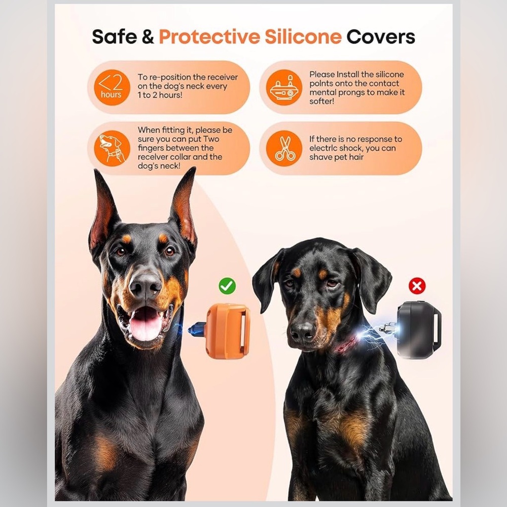 Jugbow Rechargeable Shock Training Collar for 15-120lb Dogs - NEW - Picture 7 of 10